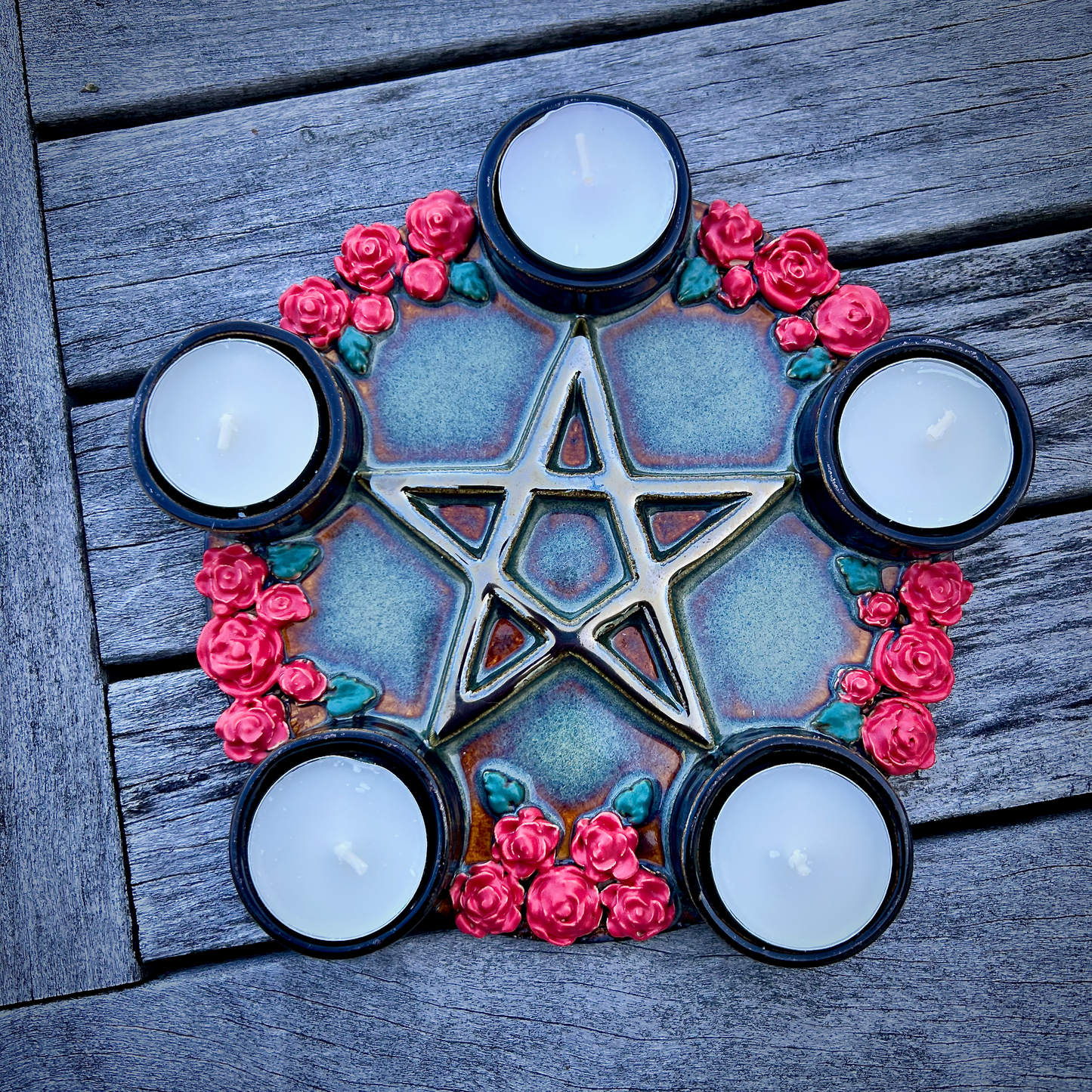 Pentagram Candle Holder 5 T-Lite