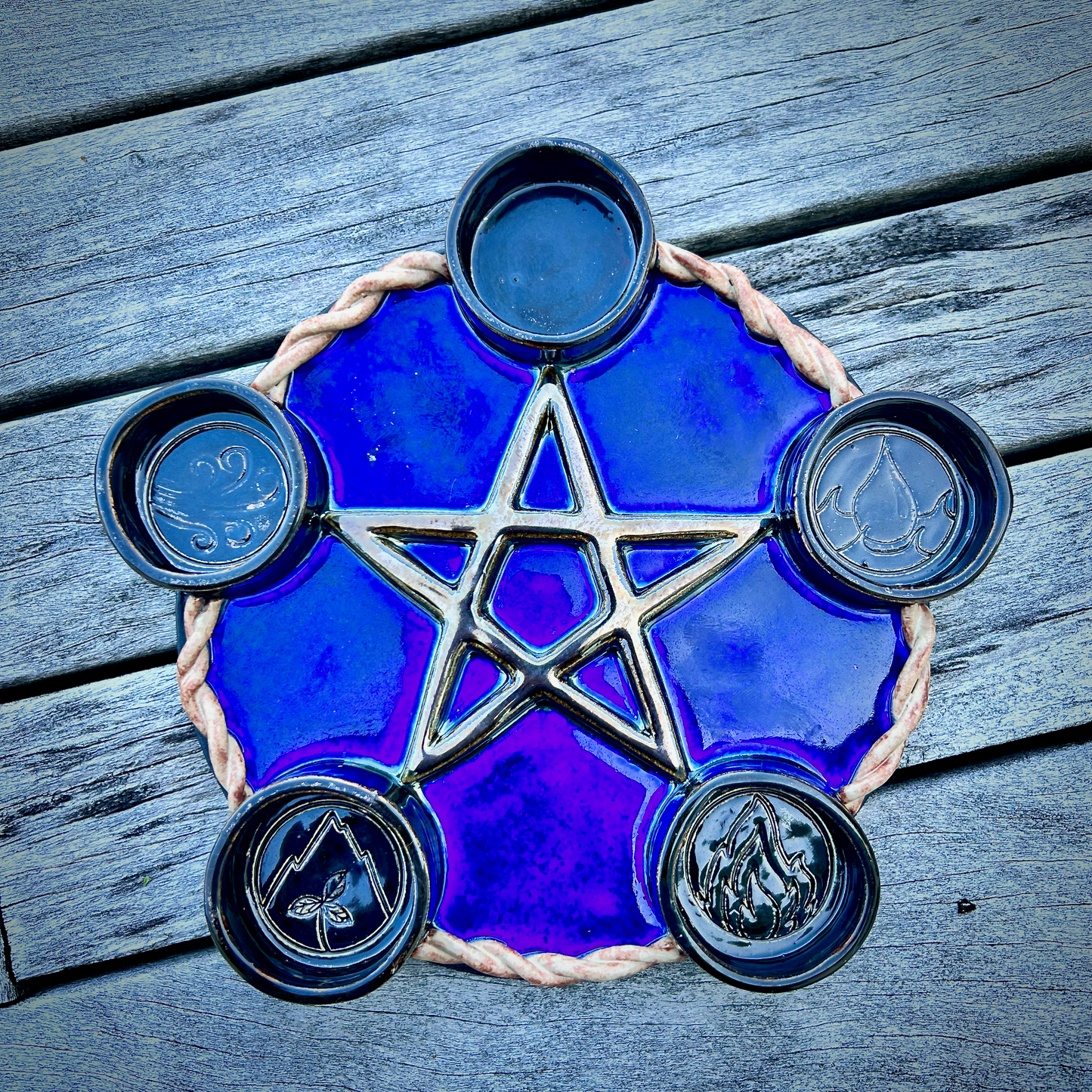 Pentagram Candle Holder 5 T-Lite